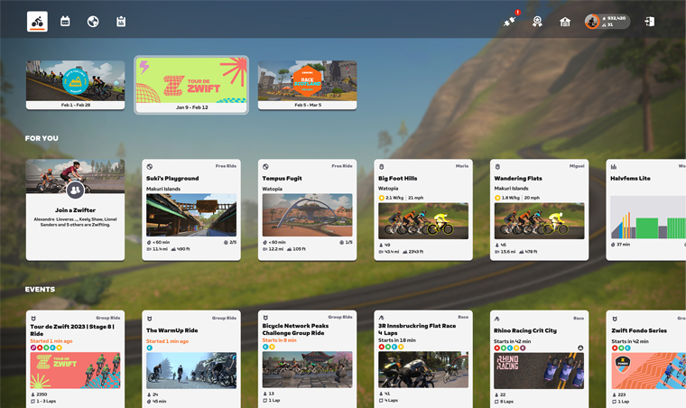 Zwift-new-homescreen-760 Zwift new home screen